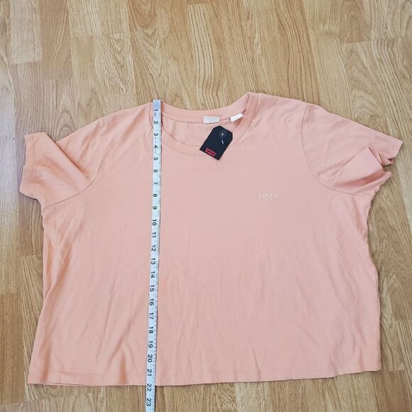 Levi's Jordie Cropped T-Shirt sz 1x - Picture 7 of 10